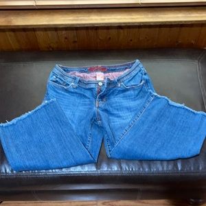 Quincy Jessica Simpson wide leg capris size 7